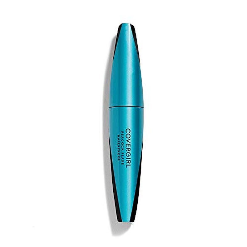 COVERGIRL Peacock Flare Waterproof Mascara, Extreme Black, 0.3 Ounce (packaging may vary)