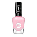 Sally Hansen Miracle Gel Supercharged Pinks Nail Polish | Salon Quality Gel-Like Formula, Two-Step System, No UV Light Needed, Long Lasting | 344 Blush Crush | Soft Pink Cr?me Nail Color