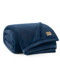UGG Coco Fleece Throw Blanket for Sofa 50x70 Dark Blue Eve Blue - Soft & Cozy