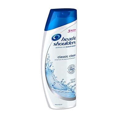 Head & Shoulders Classic Clean Dandruff Shampoo 13.5 oz Pack of 2 Unscented