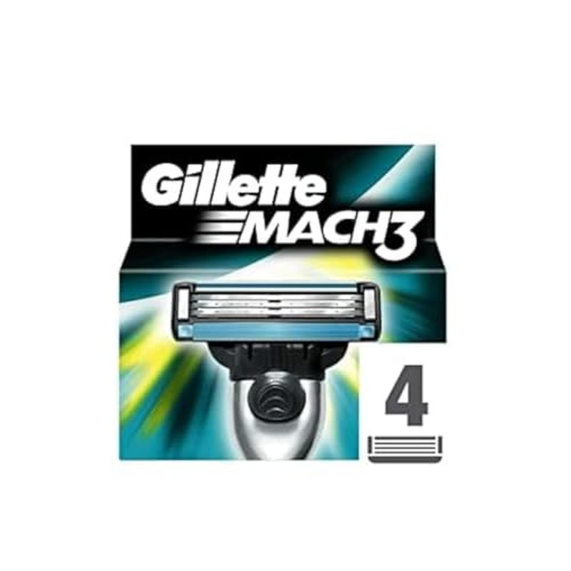 Gillette Mach-3 Cartridge - Pack of 4