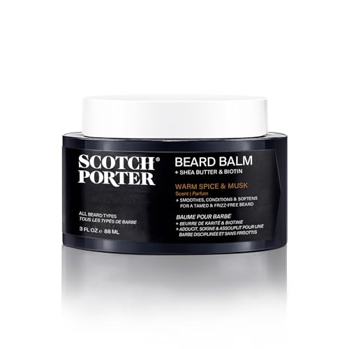 Scotch Porter Beard Balm & Conditioner Set | 7.1oz Vegan, Natural Ingredients, Manly Scent – Original Variation