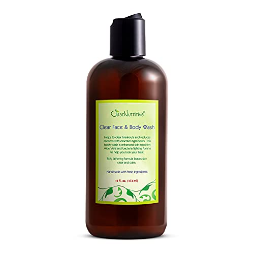 Acne Face & Body Wash - Clear Skin Treatment for Adults - 16 Oz