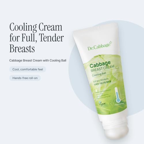 TNTN Mom's Dr. cabbage cabbage breast cream with cooling ball applicator 3.38 fl oz (no scent) for breastfeeding