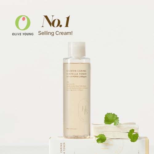 Salmon & Centella Toner for Sensitive Skin - pH 5.5, Rejuvenating Korean Skincare