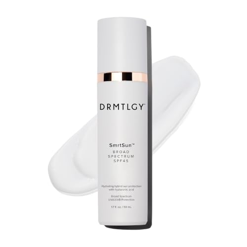 DRMTLGY Sunscreen SPF 45 - Lightweight Anti-Aging Face Sunscreen 1.7 Fl Oz