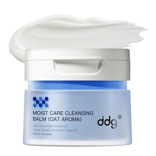 ddg Cleansing Balm Makeup Remover for Sensitive Skin,Eye Makeup Remover & Facial Cleanser for Waterproof Makeup Removal,Vegan Plant Oils,Nourishing & Hydrating,3.38floz/100ml
