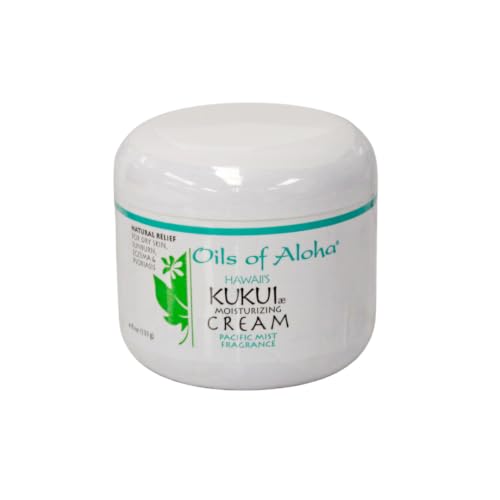 Hawaiian Kukui Moisturizing Cream with Vitamin E - 4 Fl Oz (Pack of 1)
