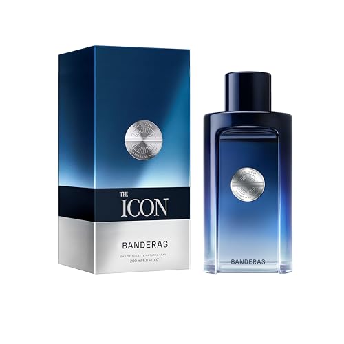 Banderas The Icon Eau de Toilette - Men's Fresh Woody Cologne 6.7 Fl Oz