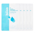 Hyaluronic Acid & Collagen Hydrating Sheet Mask - 5 Pack, Biodegradable & Vegan