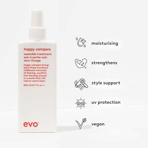 EVO Happy Campers Leave-In Hair Treatment for All Hair Types - 6.7 fl oz