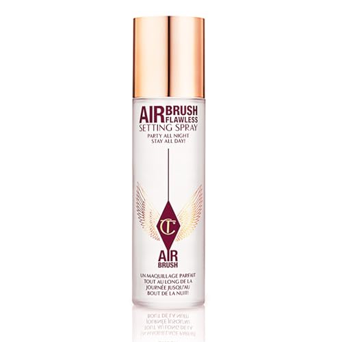 Charlotte Tilbury Airbrush Flawless Setting Spray 3.38 Fl Oz Hydrating Mist - Prime & Set Makeup Up to 16Hr