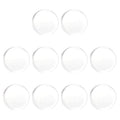 Beaupretty Transparent Round Silicone Eyelash Extension Pads 10Pcs Reusable Lash Pallet Grafting Tools for Beauty Salon Makeup