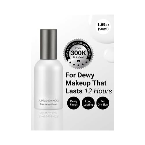 JUNG SAEM MOOL Essential Mool Cream | Hydrating Primer for a Long-Lasting Foundation Makeup, Glow Finish, Centella and Panthenol for Glass Skin, Korean Skincare (Original, 1.7 Fl Oz)
