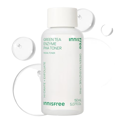 Innisfree Green Tea Enzyme PHA Toner 5.07oz Hydrating Korean Exfoliating Essence