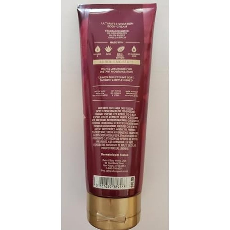 Bath & Body Works Autumn Drive Ultimate Hydration Body Cream 8 Ounces Pack of 2