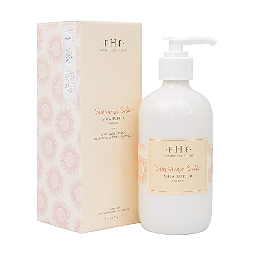 FarmHouse Fresh Organic Shea Butter Body Lotion with Vitamin E & Citrus Vanilla, 8 fl oz