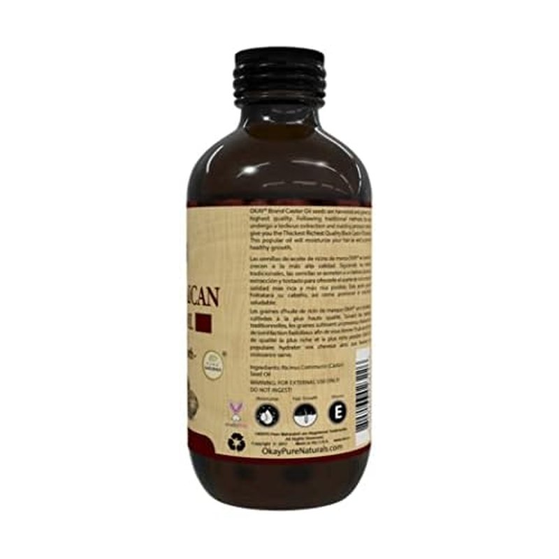 Black Jamaican Castor Oil Original Dark by Okay for Unisex - 4 oz Oil