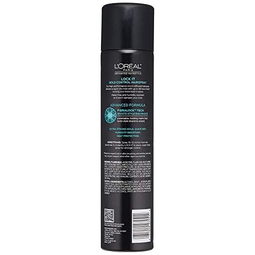 L¡¯Oreal Paris Lock It Bold Control Hairspray 8.25 Ounce (244ml) (2 Pack)