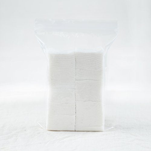 Japanese Organic Cotton Pads 100 Pieces 100% Organic Unbleached [Made in Japan] (4 Packs)