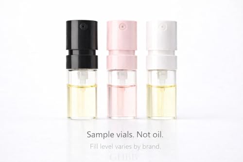 Women's Perfume Sample Set - 5 Mini Fragrance Vials - Floral & Fresh Scents