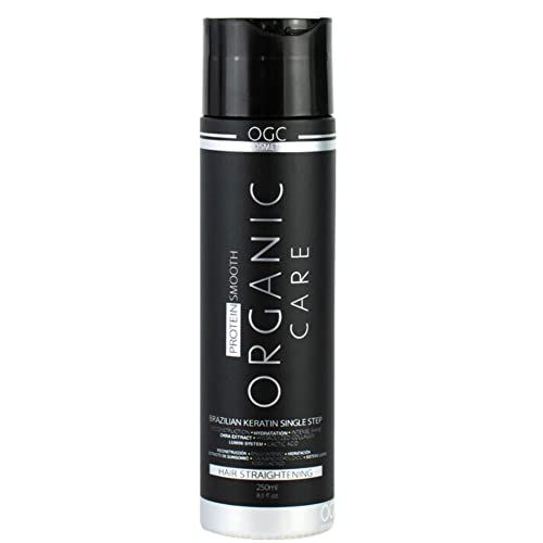 OGC Cosmetics Organic Brazilian Keratin Hair Straightening Treatment 8.5 fl oz