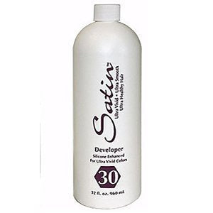 Satin Oxide Hair Developer 32oz 30 Volume for Hair Coloring & Conditioning