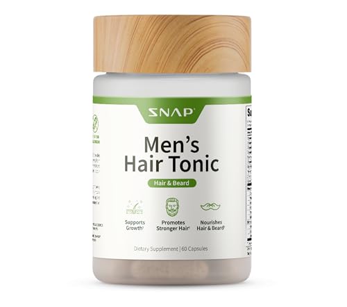 Men's Hair Growth Vitamins - Biotin, Collagen & Botanical Support | 60 Capsules