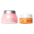 Saturday Skin Facial Moisturizing Creams Mini Duo Waterfall Gel and Carrot Cream Hydrating Niacinamide Ceramides Peptide Anti Wrinkle Soothing