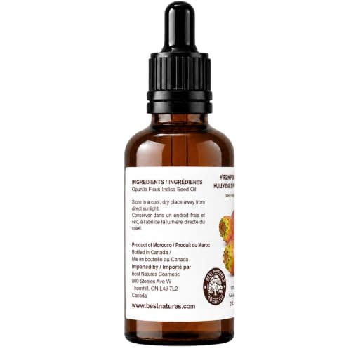 Prickly Pear Seed Oil Organic Virgin Cold-Pressed 1 Oz - Hydrating Skin & Hair Care - Variation of THIS listing