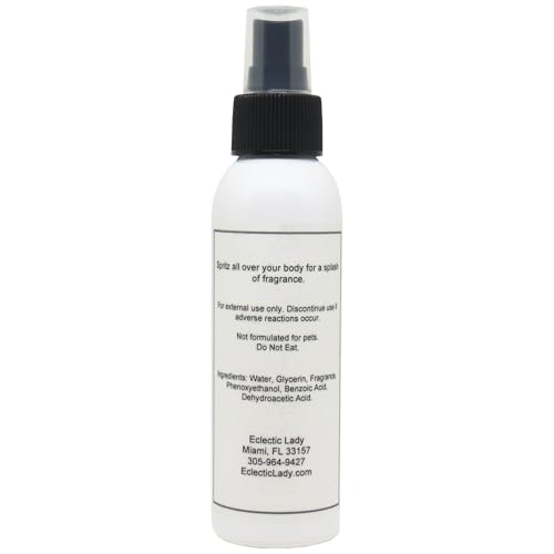 Eclectic Lady Double Strength Patchouli Body Spray - 4 Oz, Long-Lasting Mist