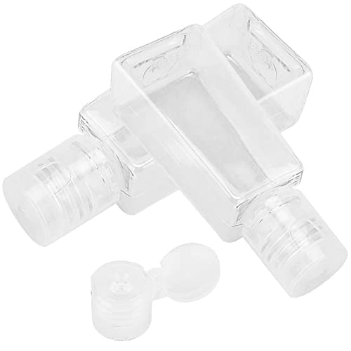 120 Pack 1oz Travel Plastic Empty Bottles with Flip Cap for Liquids