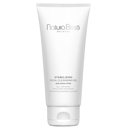 Facial Cleansing Gel with AHA + PHA - Balancing & Exfoliating, 7 Fl Oz - White