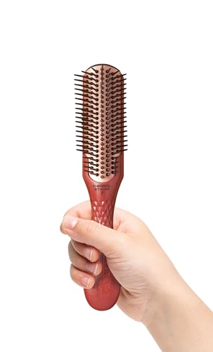 Olivia Garden HeatPro 7 Rows Thermal Round Hair Brush - Not Electrical, Heat Resistant Up to 550°F