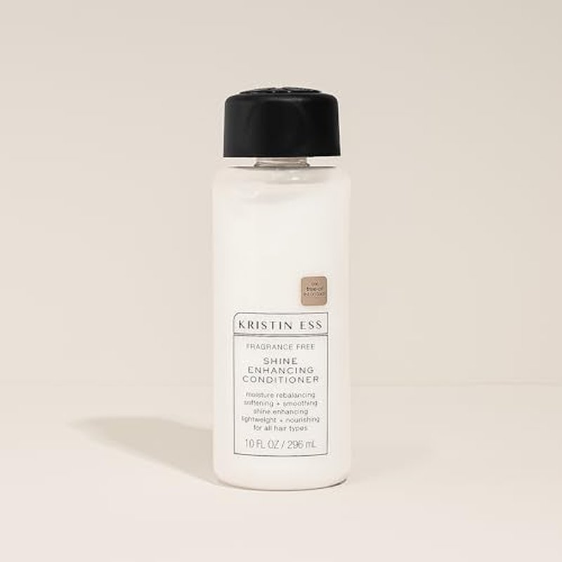 Kristin Ess Hair Fragrance Free Shine Enhancing Conditioner for Moisture, Hydration + Shine, Vegan, Paraben, Sulfate, Phthalate and Silicone Free, Gluten Free, 10 fl. oz.