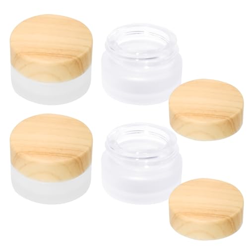 30g Glass Cosmetic Containers Set - 32 Frosted Jars with Leakproof Lids for Makeup & Skincare - Variation of 30 Gram / 32