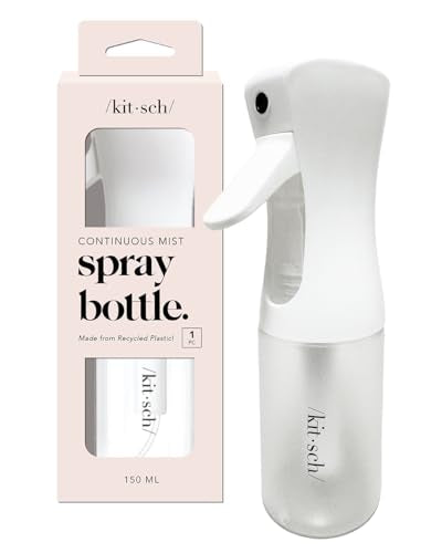 Kitsch Satin Heatless Curling Set & Refillable Spray Bottle Bundle