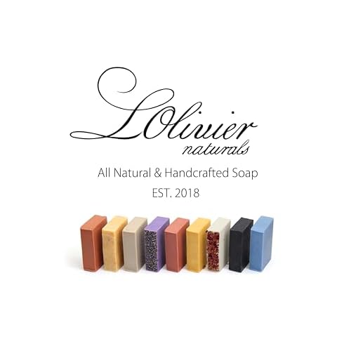 L'OLIVIER NATURALS 2 Pack Goat's Milk Soap - With Shea Butter and Lavender - All Natural Bar Soap - Handmade Soap - Made in Canada