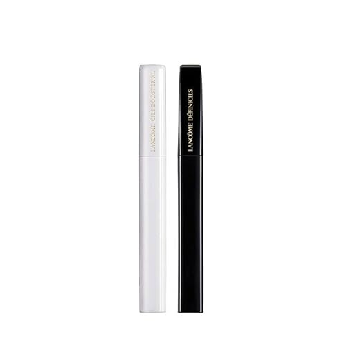 Lanc?me Cils Booster XL Enhancing Mascara Primer & D?finicils High Definition Black Mascara Duo - Lengthening & Priming Full Size Makeup Set - For Conditioned, Defined & Natural-Looking Lashes