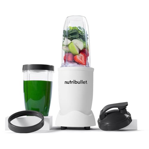 NutriBullet Pro Personal Blender Matte White - 900W for Smoothies & Food Prep