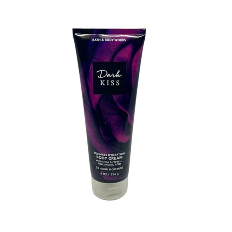 Bath & Body Works DARK KISS 2-piece Gift Set with a Red Bow for Holidays & Gifts - Fine Fragrance Mist & Ultimate Hydration Body Cream