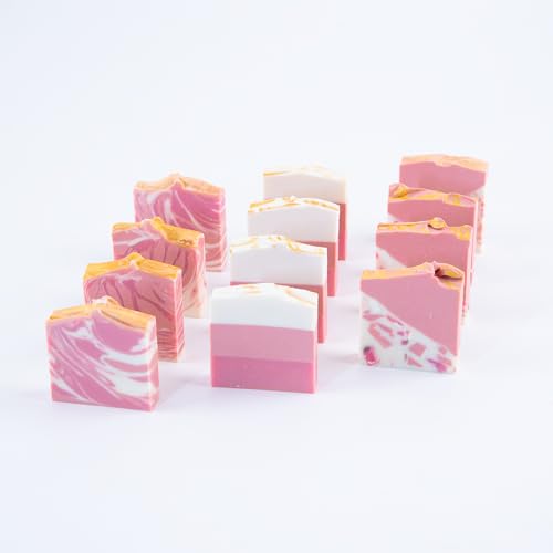 Natural Handcrafted Artisan Soap Bars with Organic Oils & Shea Butter, Deeply Moisturizing for Dry & Sensitive Skin on Full Body, Hands & Face