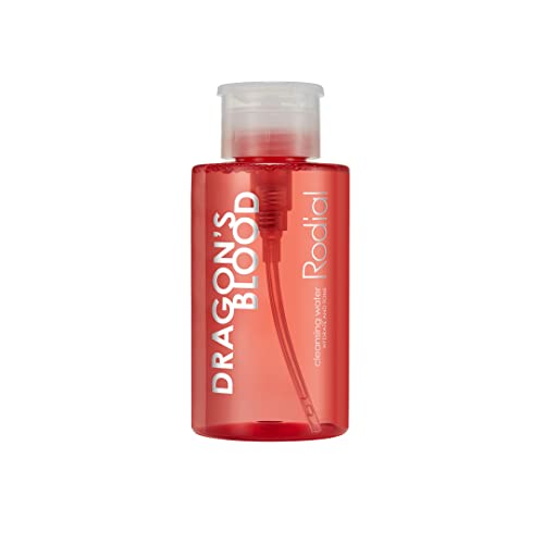 Rodial Dragon¡¯s Blood Micellar Cleansing Water, Ultra-Hydrating No-Rinse Cleanser for Face & Eyes, with Hyaluronic Acid, Niacinamide & Rose Water, 3.38 fl oz