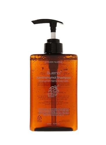 Xanthohumol Hair & Scalp Shampoo 500ml - Nourishing 2-in-1 Formula, Gentle pH 5.9