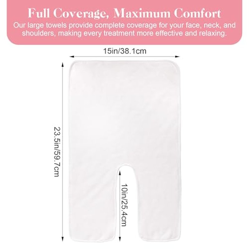 3 Pack Soft Microfiber Facial Towels for Estheticians - Extra Thick Spa Massage Face Towels, Professional Equipment
