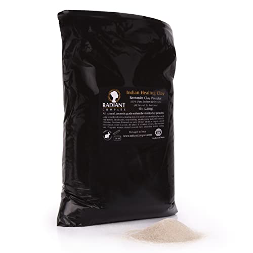 Sodium Bentonite Clay Powder for Face & Body Detox - 5 lbs - Hypoallergenic & Natural