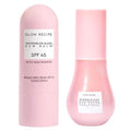 Glow Recipe Skincare Essentials Travel Duo - Watermelon Glow SPF Dew Balm Sunscreen (.58oz) + Niacinamide Dew Drops Serum with Hyaluronic Acid (15ml) - Protect from UVA Rays & Brighten Uneven Skin