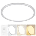 24 Inch Large LED Flush Mount Ceiling Light Fixture Dimmable Brushed Nickel - Variation of Brushed Nickel / 24 Inch