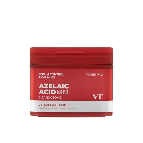 Azelaic Acid Toner Pads for Acne & Oily Skin - 60 Pack