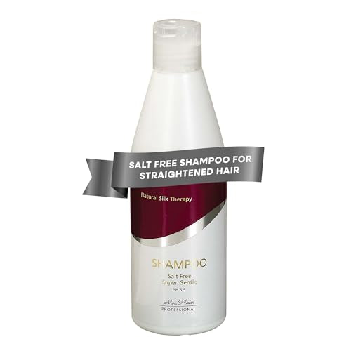 Black Caviar Mon Platin Salt-Free Shampoo for Straightened Hair - Keratin & Brazilian Treatment Protect, Sulphate-Free, 400ml